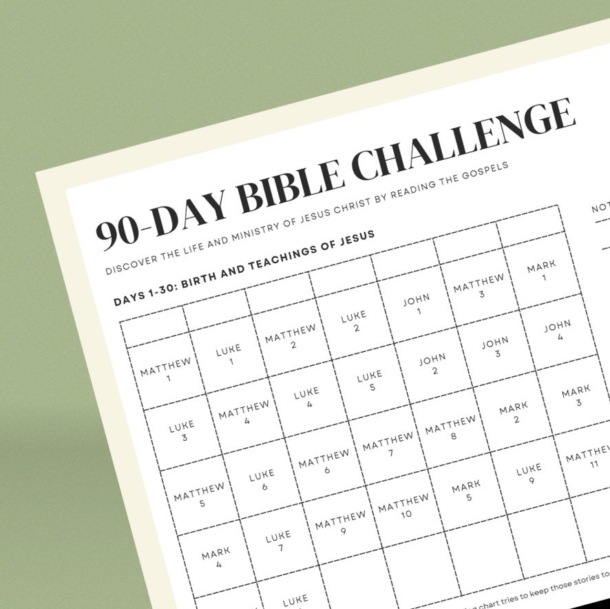 90 day bible challenge calendar undated