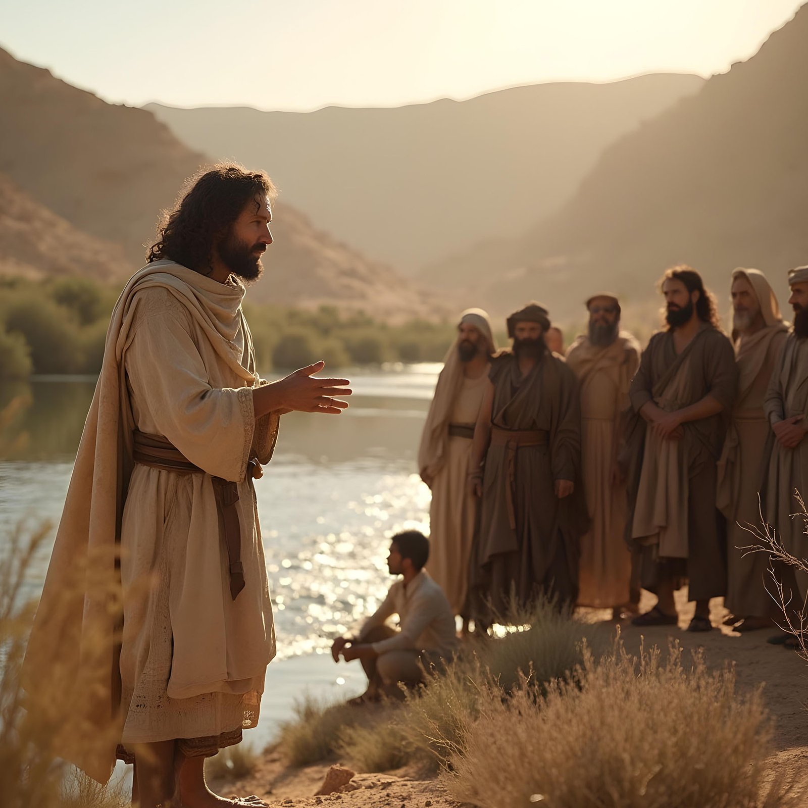 John the Baptist teaching